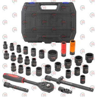 Набор инструмента ударный 1/2" Forsage 32 шт в кейсе (F-4323-5MPB) FK-8141-5MPB фото
