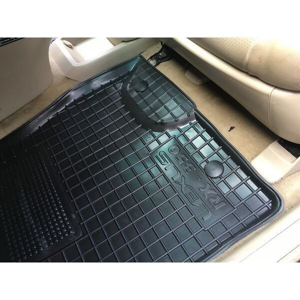 Полиуретановые автоковрики в салон Лексус RX 2003-2009 с бортом 2.5 см. Коврики Lexus RX 9299 фото