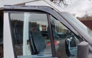 Форд Транзит Дефлекторы Ветровики Козырьки на окна Ford Transit 2000-2014 (2 шт., Sunplex Sport) sp-s-81 фото