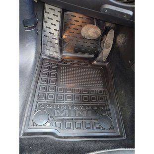 Поліуретанові автоковрики в салон Міні Кантрімен R60 2010-2016. Килимки Mini Countryman 9341 фото