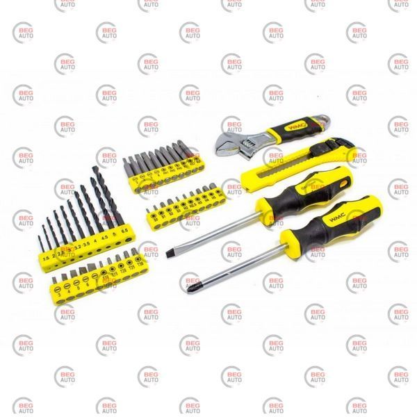 Набір інструменту WMC Tools 59 шт з дрилем у кейсі (WT-1059) FK-1034 фото
