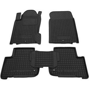 Килимки (поліки, половики) поліуретанові в салон для Ssang Yong Rexton 2/W Ссанг Йонг Рекстон 2/В 07-/13- (висота 2.5 см) 9040 фото