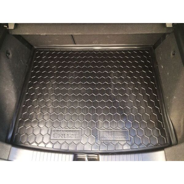 Коврик в багажник Chevrolet Cruze (Шевроле Круз) 2009+ хетчбэк PO111448 фото