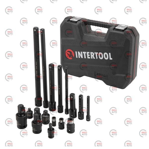 Набор ударного инструмента 18шт Intertool ET-8513 (кейс) ET-8513 фото