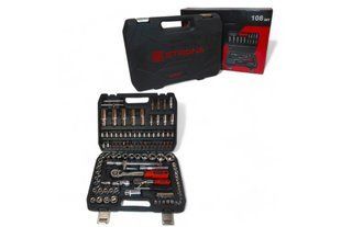 Набор инструмента 1/2", 1/4", 3/8" Strona 121 шт универсальный (СТ-236) SТ-239 фото