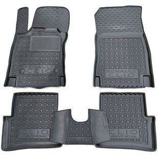 Коврики (половики, полики) полиуретановые Universal в салон для Renault Clio 4 Рено Клио 4 2012- 9480 фото