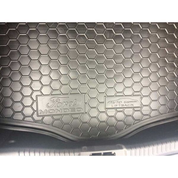 Коврик в багажник Ford Mondeo 4 (Форд Мондео 4) 2007-2014 лифтбэк (с докаткой) PO111462 фото