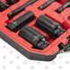 Набор головок ударных удлиненных 1/2" Intertool 10-27 мм с удлинителями (ET-8506) GDAD1002 фото 3