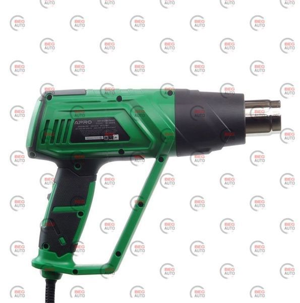 Фен технический Apro HG-2000 E (2000 Вт, 60-600&deg;С) проф. 899245 фото