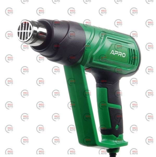 Фен технический Apro HG-2000 E (2000 Вт, 60-600&deg;С) проф. 899245 фото