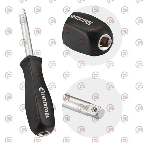 Набір інструменту 1/2" та 1/4" Intertool DIY 94 шт червоний (ET-9094) SCH-4941-5 фото