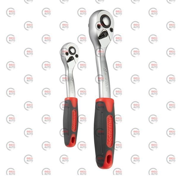 Набір інструменту 1/2" та 1/4" Intertool DIY 94 шт червоний (ET-9094) SCH-4941-5 фото