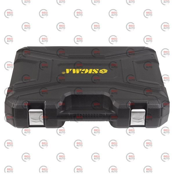 Набор инструмента 1/2", 1/4", 3/8" Sigma 176 шт в кейсе (6003821) ET-7151 фото