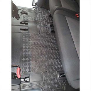Килимки (поліки, половики) поліуретанові 3-й ряд Enjoy в салон для Opel Zafira Life Опель Зафіра Лайф 2019- 8616 фото